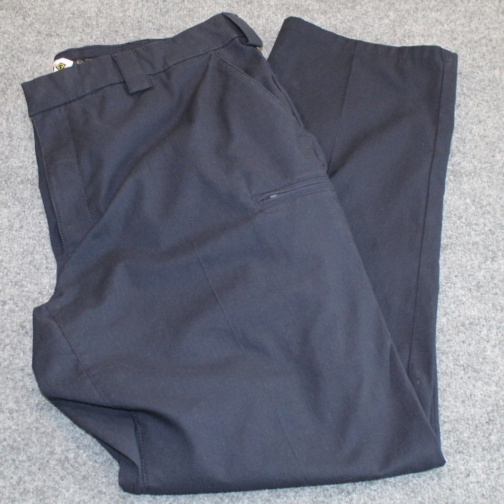First Tactical Mens Navy Blue Utility Duty Pants Size 42 Unhemmed 42U Ripstop‎
